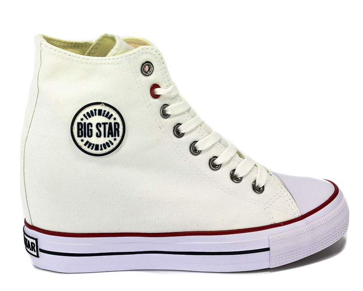 Trampki Big Star U274904 Biały/White