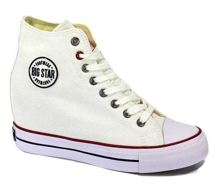 Trampki Big Star U274904 Biały/White