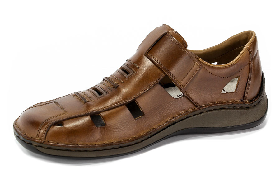 Półbuty Letnie Rieker 05283-25 Brown