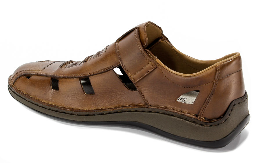 Półbuty Letnie Rieker 05283-25 Brown