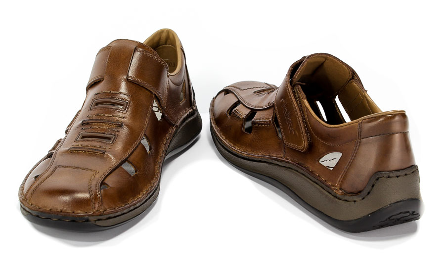 Półbuty Letnie Rieker 05283-25 Brown