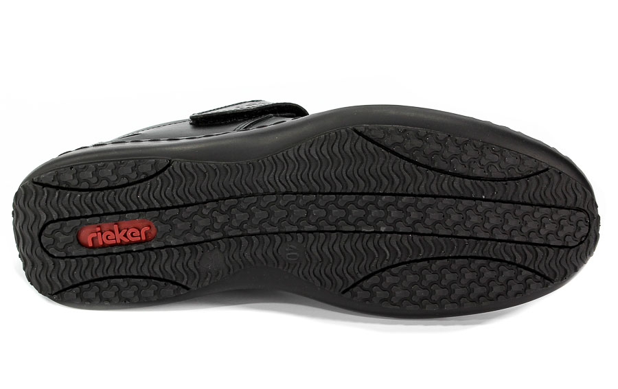 Półbuty Letnie Rieker 01383-00 Black