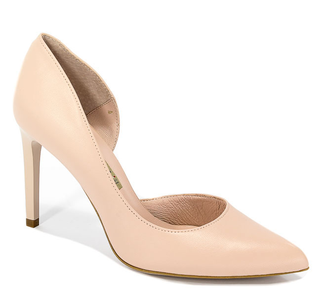 Czółenka Letnie Bravo Moda 1507 Rose Skóra