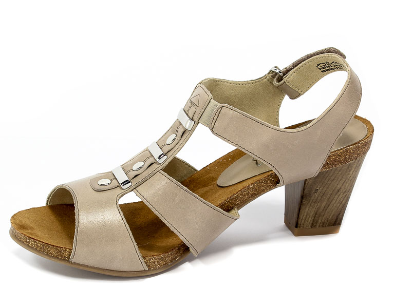 Sandały Caprice 9-28309-28 358 Taupe Waxy Nap