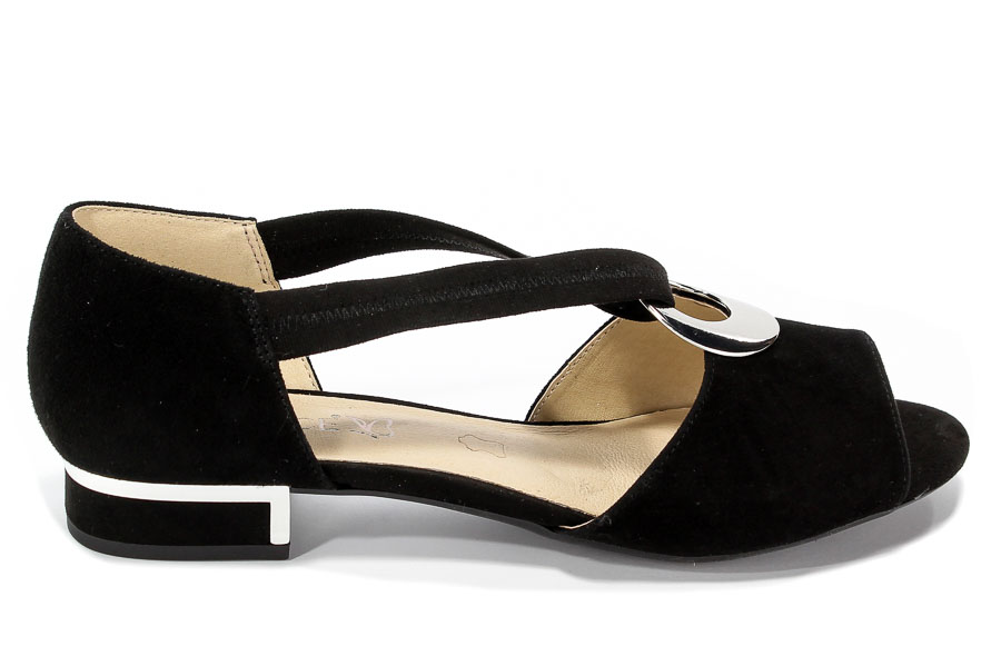 Sandały Caprice 9-28111-20 004 Black Suede