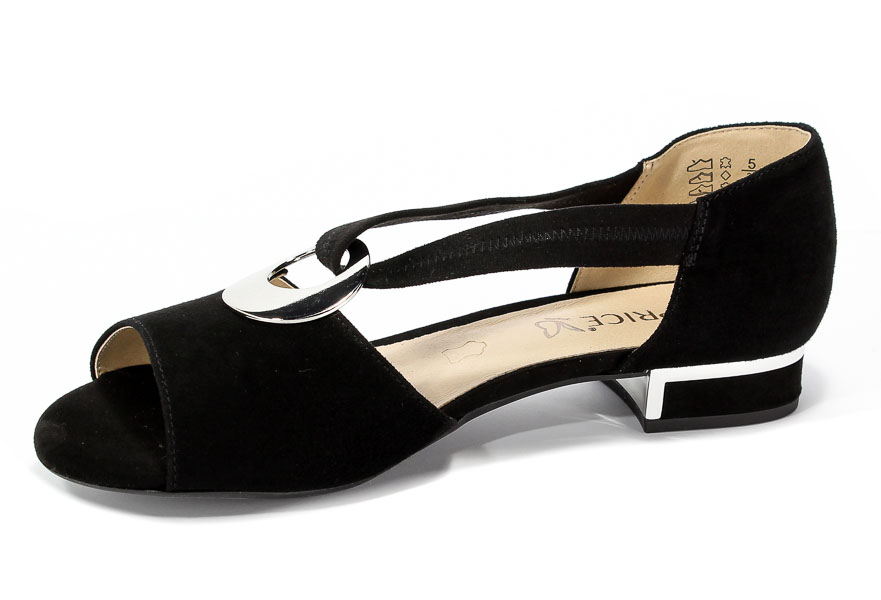 Sandały Caprice 9-28111-20 004 Black Suede