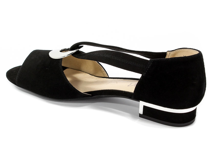Sandały Caprice 9-28111-20 004 Black Suede