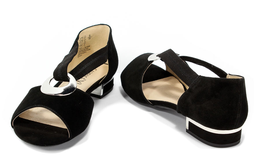 Sandały Caprice 9-28111-20 004 Black Suede