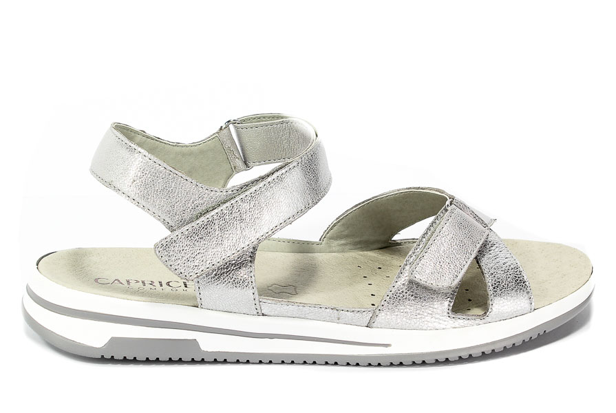 Sandały Caprice 9-28610-20 920 Silver Metal