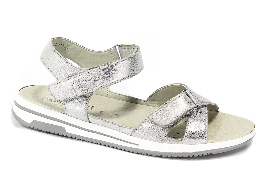 Sandały Caprice 9-28610-20 920 Silver Metal