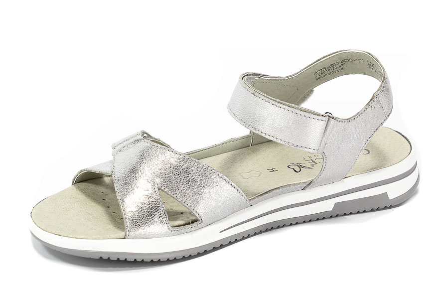Sandały Caprice 9-28610-20 920 Silver Metal