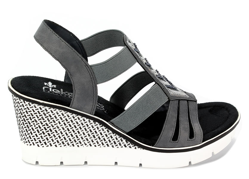 Sandały Rieker 68501-14 Blue