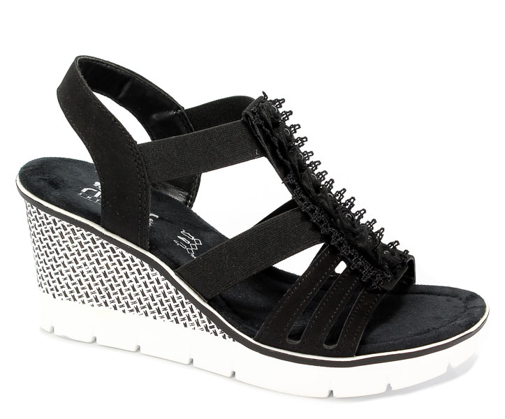 Sandały Rieker 68517-00 Black