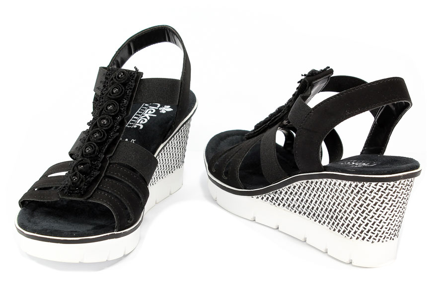 Sandały Rieker 68517-00 Black