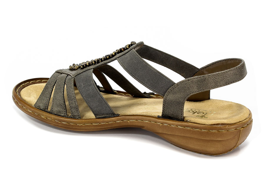 Sandały Rieker 60841-45 Grey