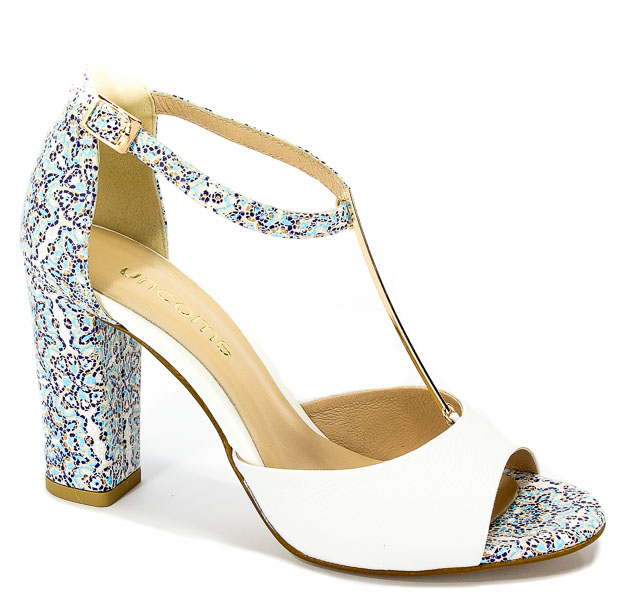 Sandały Uncome 24089 Bianco+Blu