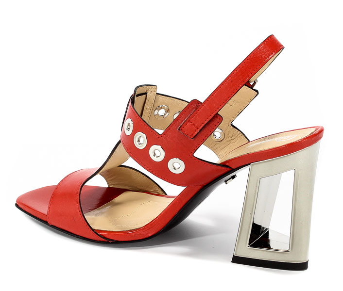 Sandały Solo Femme 60818-11-C86/000-07-00 Czerwony