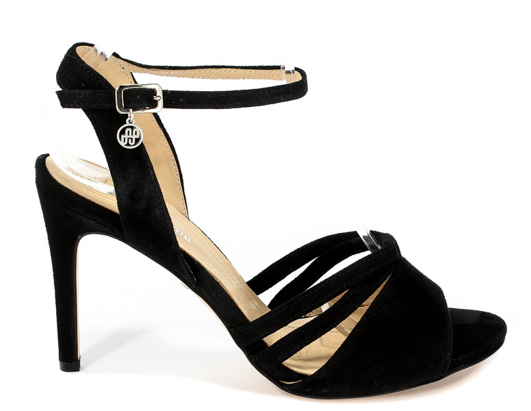 Sandały Solo Femme 26484-53-020/000-07-00 Czarny