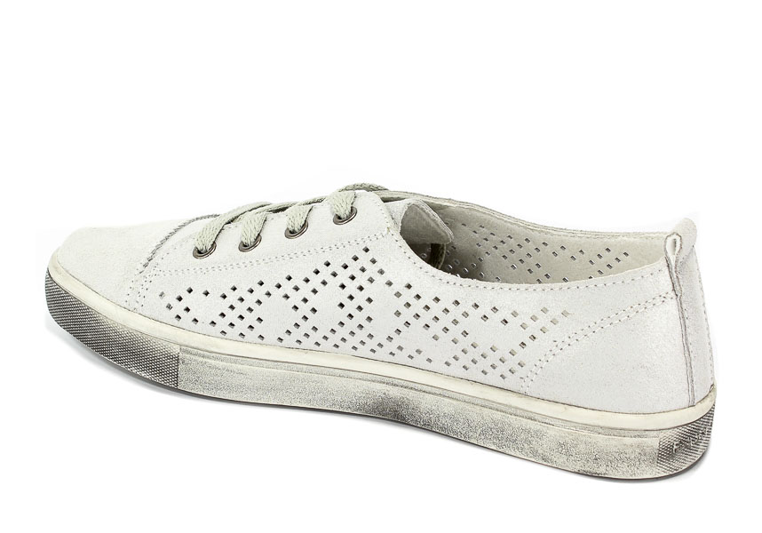 Półbuty Letnie Vinceza FT18-8618-Gr Szary