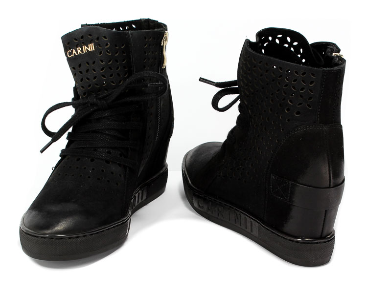 Sneakersy Letnie Carinii B4412-360-000-000-B88 Czarny