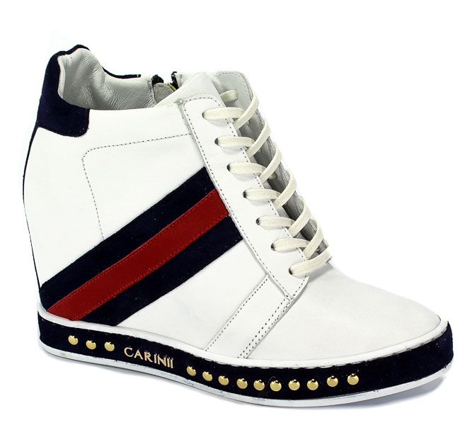 Sneakersy Carinii B4476-L46-H40-L93-C98 Biały