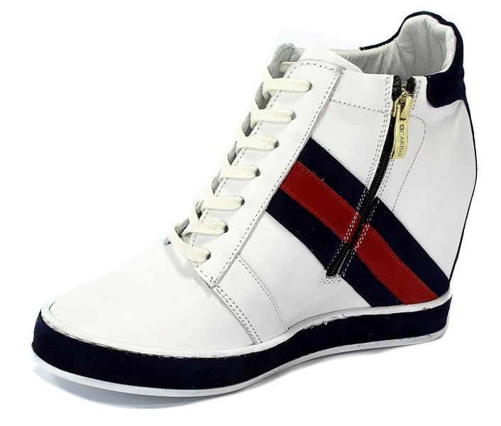 Sneakersy Carinii B4476-L46-H40-L93-C98 Biały