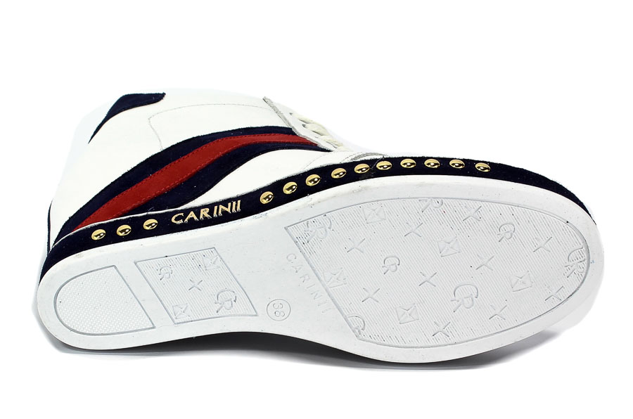 Sneakersy Carinii B4476-L46-H40-L93-C98 Biały