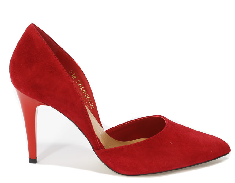 Czółenka Letnie Visconi 7143245/528 Rosso Wel