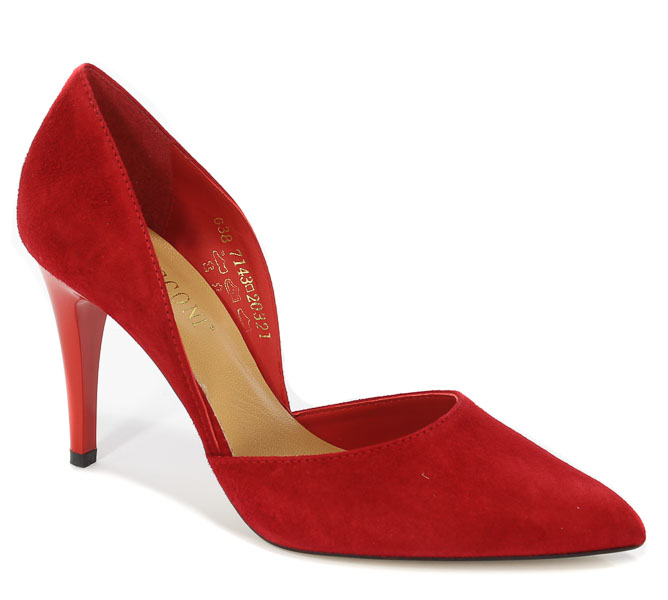 Czółenka Letnie Visconi 7143245/528 Rosso Wel