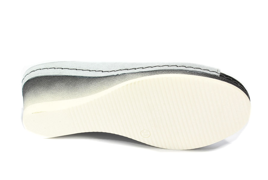 Klapki Euro Moda Ram 1099 Srebrny L-51