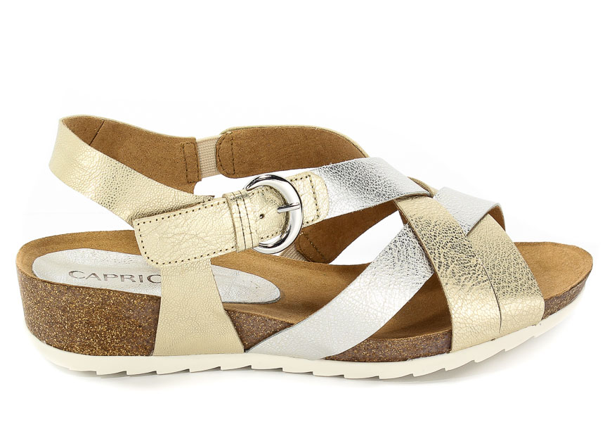 Sandały Caprice 9-28611-20 906 Metallic Multi