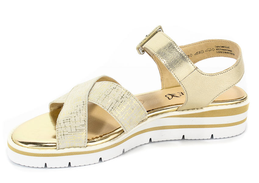 Sandały Caprice 9-28700-20 994 Gold Multi