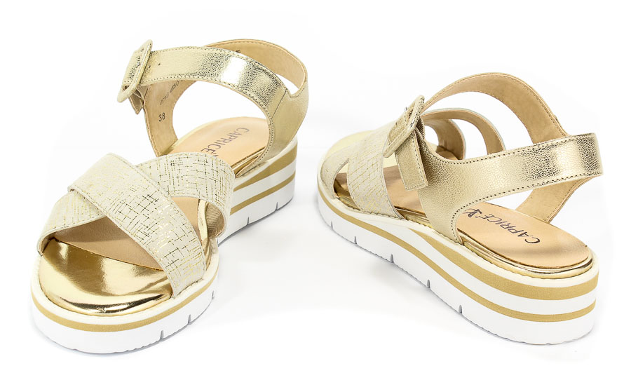 Sandały Caprice 9-28700-20 994 Gold Multi