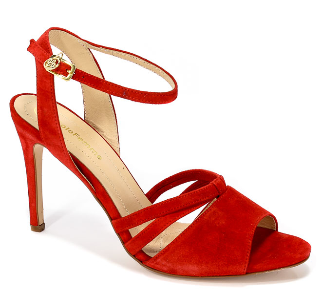 Sandały Solo Femme 26484-53-G13/000/07-00 Czerwony