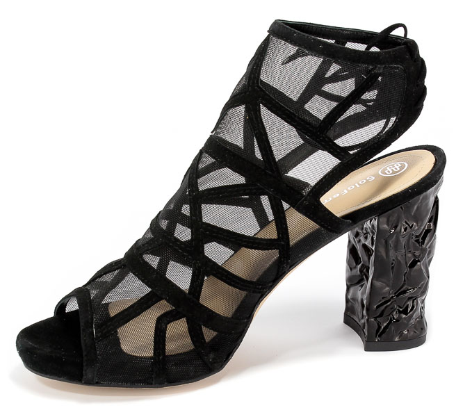 Sandały Solo Femme 15203-11-020/A46-07-00 Czarny