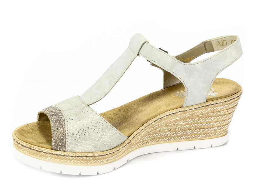 Sandały Rieker 61944-64 Beige