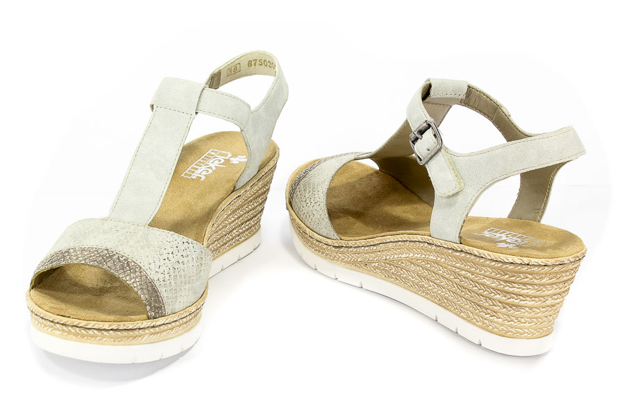 Sandały Rieker 61944-64 Beige