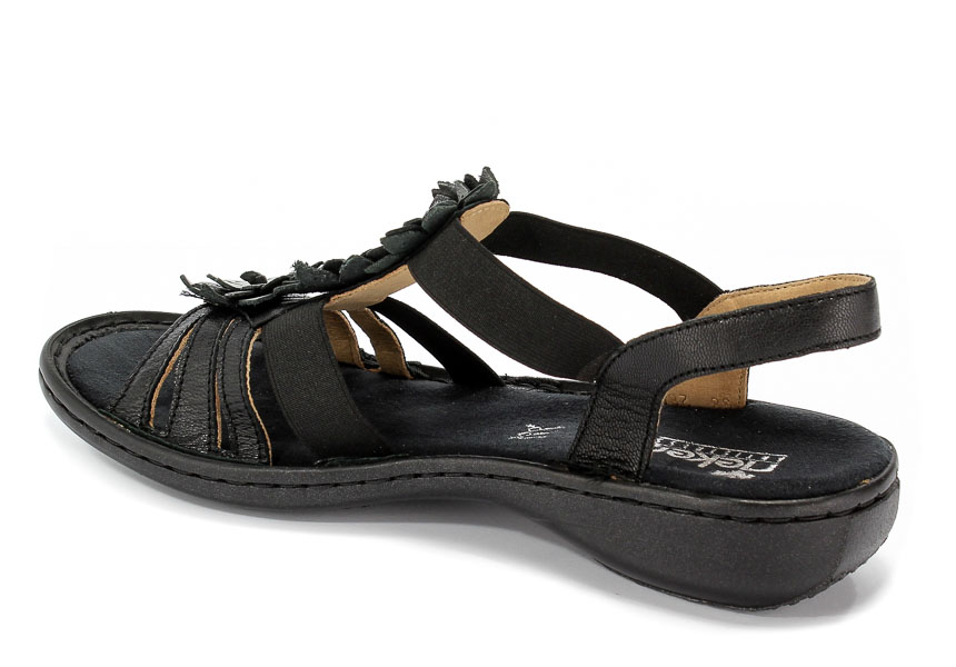 Sandały Rieker 60858-00 Black