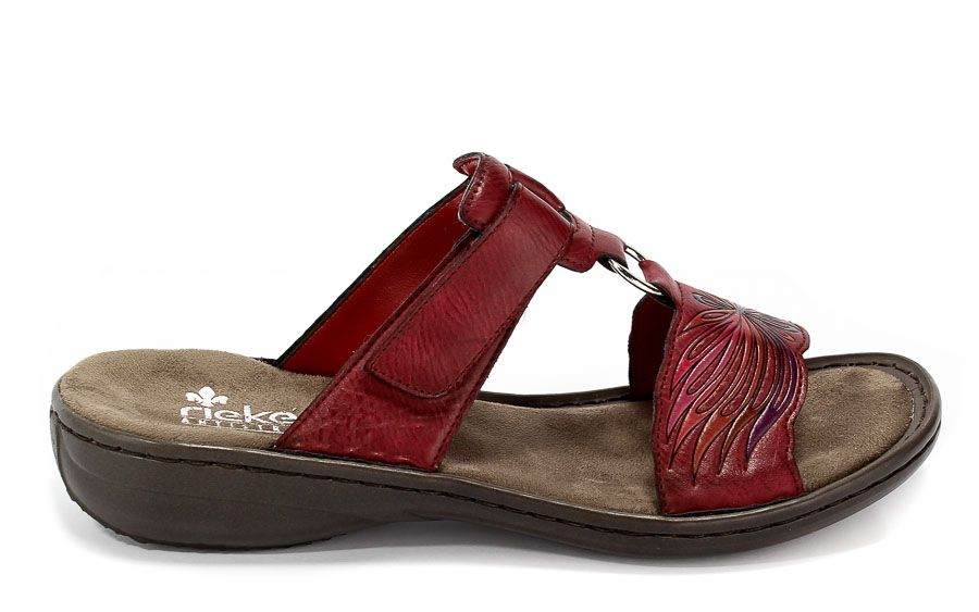 Klapki Rieker 608X3-35 Red