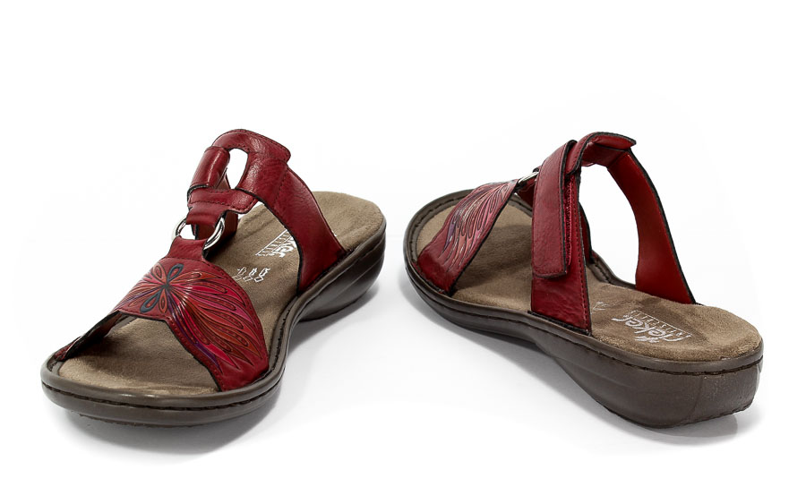 Klapki Rieker 608X3-35 Red