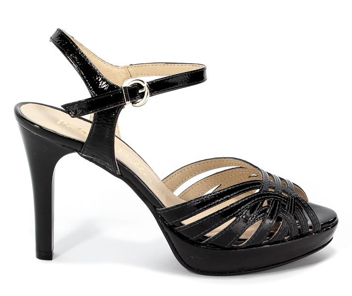 Sandały Patricia Miller 7344 H-7451 Charol Negro