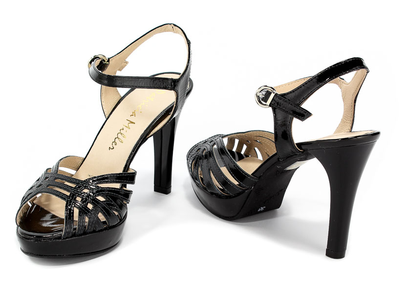 Sandały Patricia Miller 7344 H-7451 Charol Negro