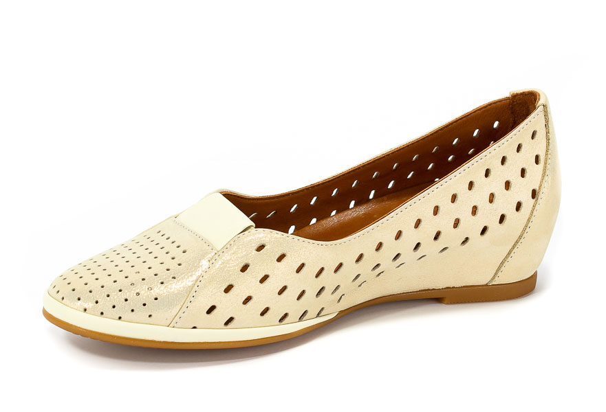 Półbuty Letnie Boccato 428 Beige