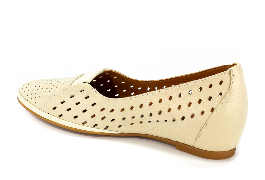 Półbuty Letnie Boccato 428 Beige