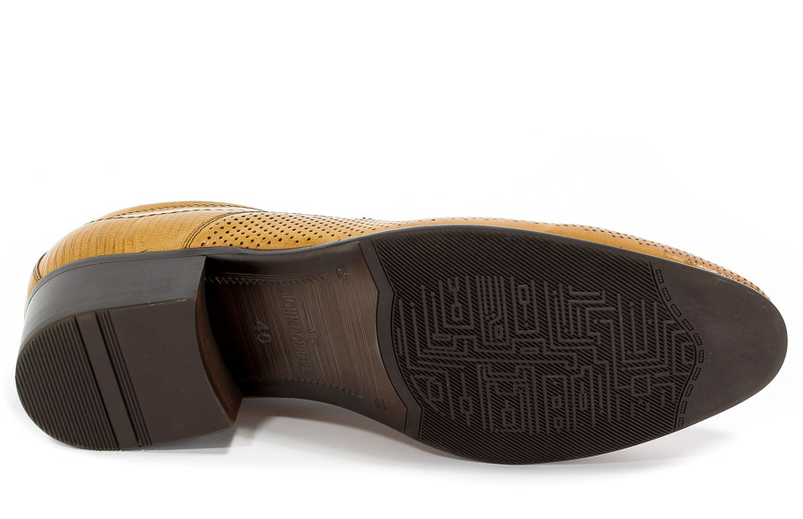 Półbuty Letnie Brooman John Doubare YGD-Z179-312-1 Brown
