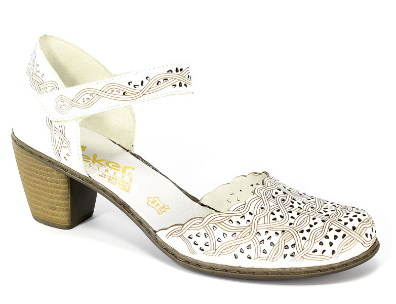 Sandały Rieker 40987-80 Weiss