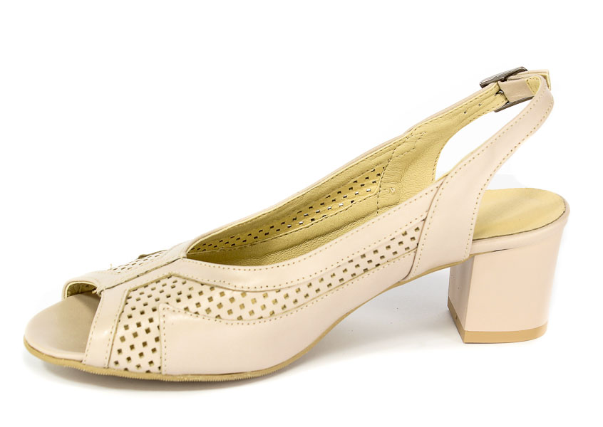 Czółenka letnie Korzeniowski 2863 Beż 108