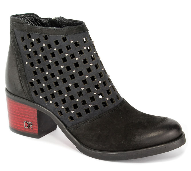 Botki Letnie Carinii B4315-360-861 Czarny