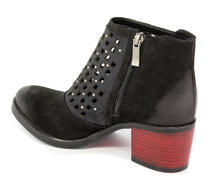 Botki Letnie Carinii B4315-360-861 Czarny