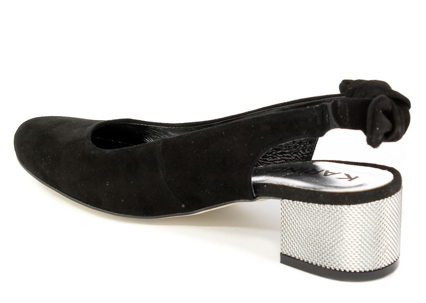 Baleriny Karino 2507/003P Czarny